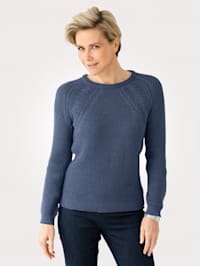 Jumper in a textured knit