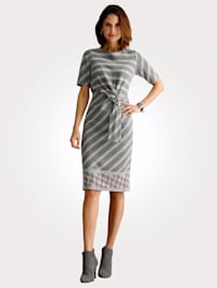 Jersey dress in a fine knit
