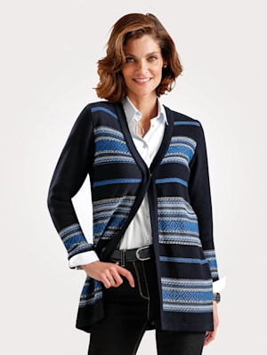 Cardigan in a textured knit