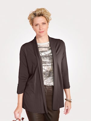 Jacket with a turn down collar