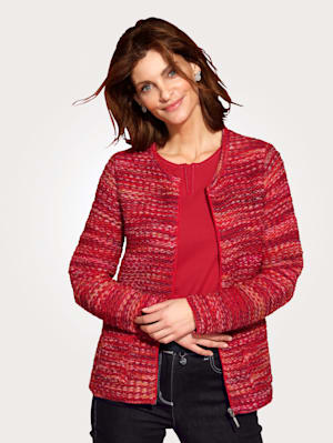 Cardigan in a textured knit