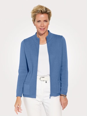 Cardigan in a textured knit