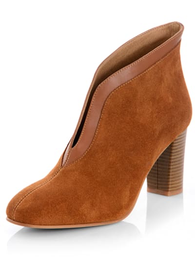 Ankle boots made from premium leather