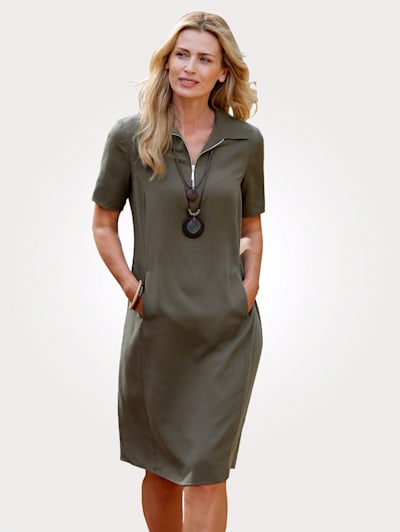 Dress made from lightweight fabric