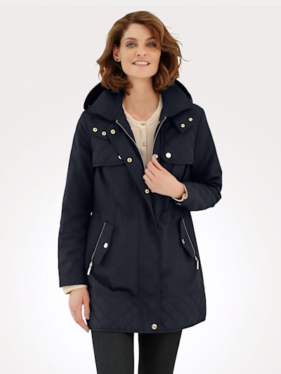 Jacket with quilted detailing