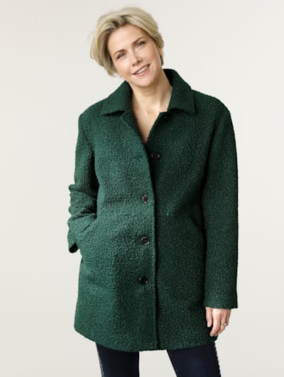 Jacket in a bouclé-effect finish