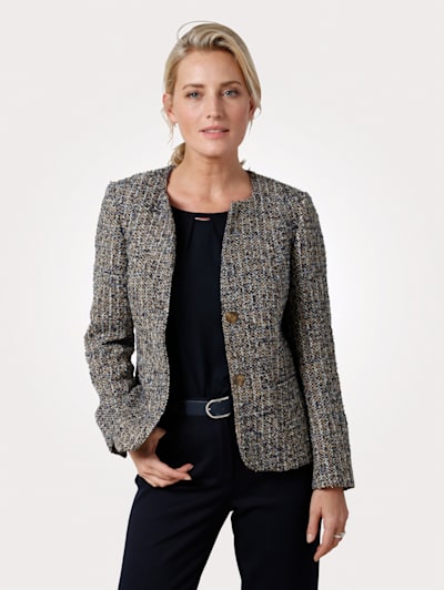 Blazer in a textured finish