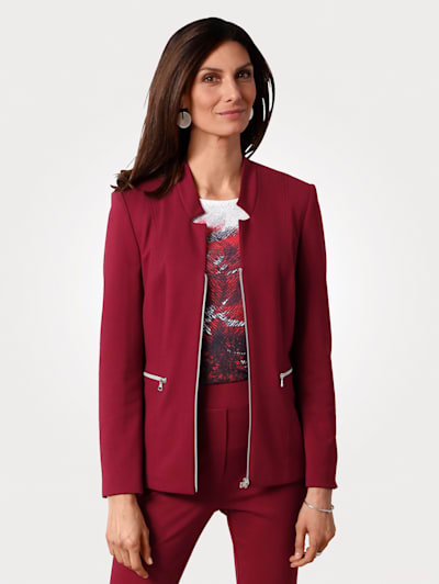 Blazer made from jersey