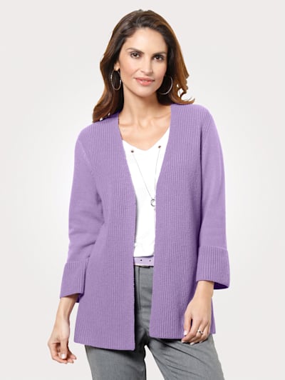 Cardigan in a textured knit