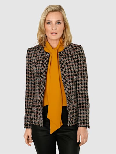 Blazer in a textured fabric