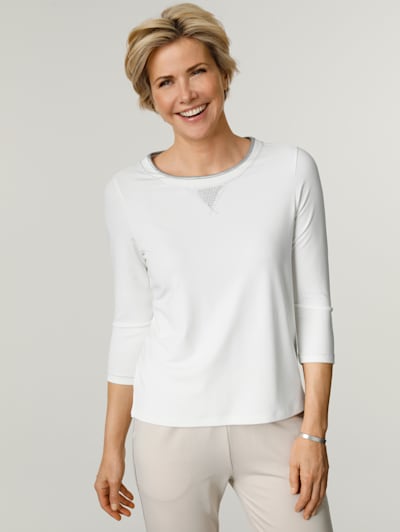 Top with shimmering detail