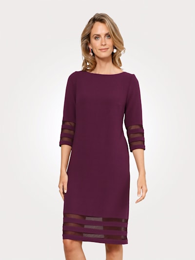 Dress made from crêpe Georgette