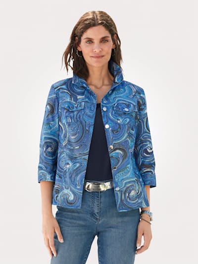 Blazer with a gorgeous print