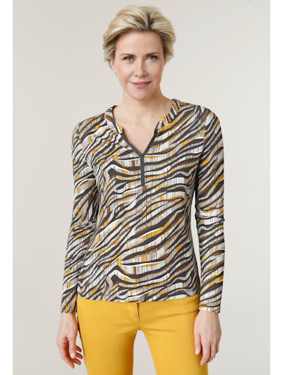 Top with an allover animal print