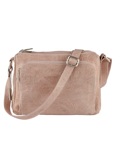 Shoulder bag in a floral pattern