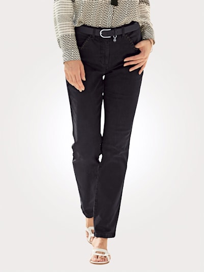 Jeans with rhinestone detailing