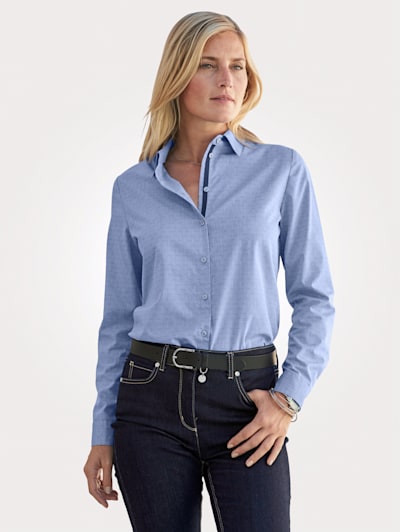 Blouse with a spot print