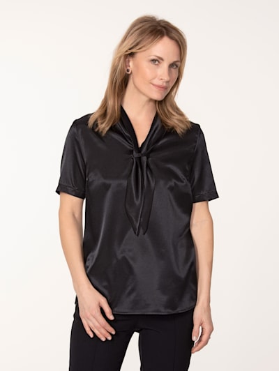 Blouse made from elegant satin