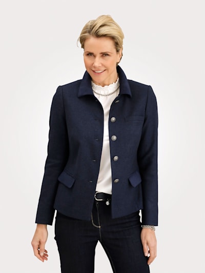 Blazer in a herringbone pattern