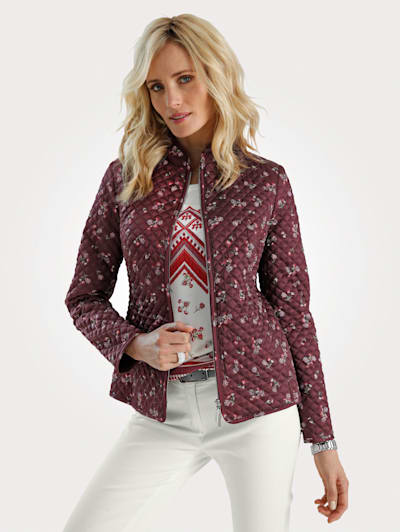 Blazer in a quilted pattern